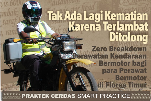 Yayasan Kesehatan untuk Semua Flores Timur Salurkan Motor Operasional agar Tenaga Kesehatan Cepat Tangani Pasien Terpencil