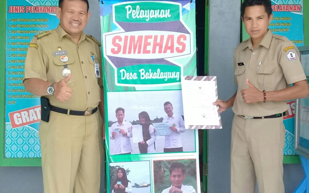 Desa Bahalayung Terapkan Aplikasi SIMEHAS untuk Percepat Pelayanan Administrasi Warga