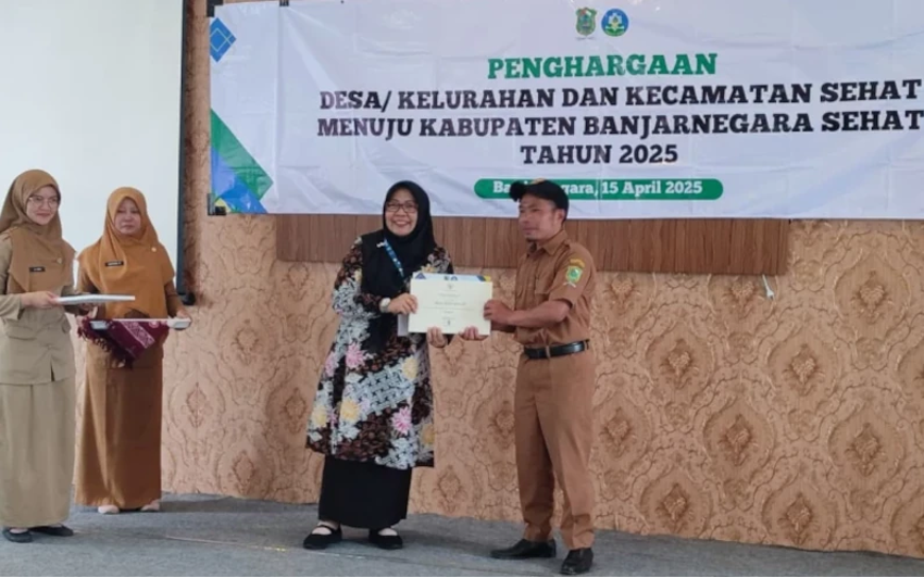 Desa Dieng Kulon Kecamatan Batur Banjarnegara Integrasikan Program Kesehatan Komunitas dan Raih Penghargaan Desa Sehat 2025