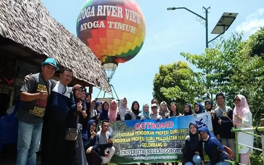 BUMDes Pelangi Atoga Timur Boltim Bangun Wisata Sungai ARV Outbond dan Raih Penghargaan BUMDes Inovatif Nasional