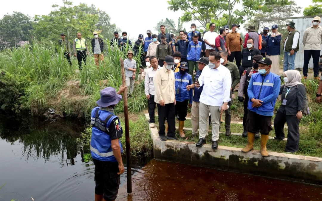 Desa Sepahat Bengkalis Riau Bangun Lima Sekat Kanal Gambut sehingga Bebas Titik Api Kebakaran Selama Setahun Penuh